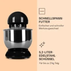 Bella Küchenmaschine 2000 W / 2,7 PS 5 Ltr Edelstahl BPA-frei -Küchenbedarf Geschäft 10005315 de 0005 logo