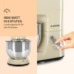 Lucia Küchenmaschine 3-in-1 2000 W / 2,7 PS 5 Ltr Edelstahl BPA-frei -Küchenbedarf Geschäft 10008235 de 0003 logo