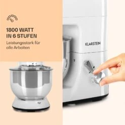 Lucia Küchenmaschine 3-in-1 2000 W / 2,7 PS 5 Ltr Edelstahl BPA-frei -Küchenbedarf Geschäft 10008236 de 0003 logo