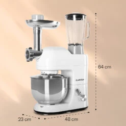 Lucia Küchenmaschine 3-in-1 2000 W / 2,7 PS 5 Ltr Edelstahl BPA-frei -Küchenbedarf Geschäft 10008236 yy 0008 logo