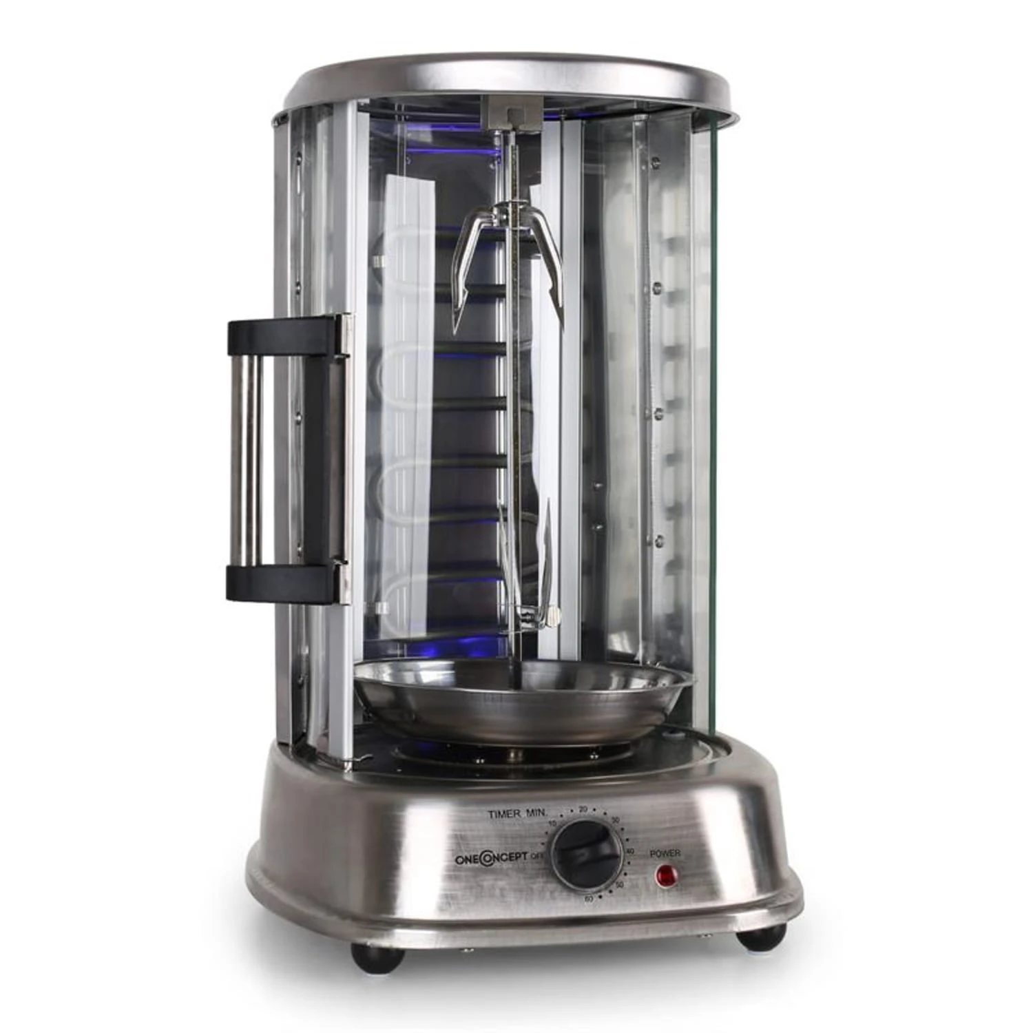 Kebap Master Pro Vertikalgrill 1500W Edelstahl Inkl. Spieß Set 5 Kebap Master Pro Vertikalgrill 1500W Edelstahl Inkl. Spieß Set – Bild 5