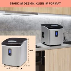 Mr. Black-Frost Eismaschine 150W Edelstahl Schwarz 15kg -Küchenbedarf Geschäft 10020109 de 0006 usp