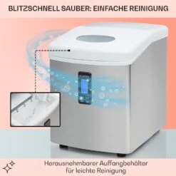 Mr. Silver-Frost Eismaschine 150W Edelstahl Weiß 15kg -Küchenbedarf Geschäft 10020110 de 0005 usp