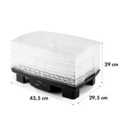 Bananarama Dörrautomat Schwarz 550W Trockner Dehydrator 6 Etagen -Küchenbedarf Geschäft 10027831 yy 0009 detail Klarstein Bananarama Doerrautomat schwarz reedit