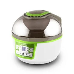 VitAir Turbo Heißluftfritteuse Grün-weiß 1400W Grillen Backen 9l -Küchenbedarf Geschäft 10028288 yy 0009 titel 08 Klarstein VitAir Heissluftfritteuse gruen weiss