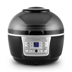 VitAir Turbo Heißluftfritteuse Grau-schwarz 1400W Grillen Backen 9l 15 VitAir Turbo Heißluftfritteuse Grau-schwarz 1400W Grillen Backen 9l -Küchenbedarf Geschäft 10028290 yy 0005 titel Klarstein VitAir Heissluftfritteuse