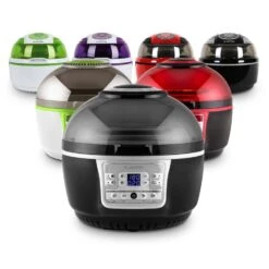 VitAir Turbo Heißluftfritteuse Grau-schwarz 1400W Grillen Backen 9l 21 VitAir Turbo Heißluftfritteuse Grau-schwarz 1400W Grillen Backen 9l -Küchenbedarf Geschäft 10028290 yy 0012 variant