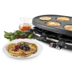 All-U-Can-Grill Raclette 4-in-1 Pancake Crêpes Steinplatte 8 Personen 18 All-U-Can-Grill Raclette 4-in-1 Pancake Crêpes Steinplatte 8 Personen -Küchenbedarf Geschäft 10028450 yy 0009 titel Klarstein All U Can Grill Raclettegrill 4in1