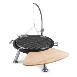Turion Galgen-Schwenkgrill Feuerschale Ø80cm BBQ Seilzug Edelstahl -Küchenbedarf Geschäft 10028486 yy 0004 logo