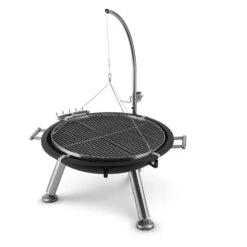 Turion Galgen-Schwenkgrill Feuerschale Ø80cm BBQ Seilzug Edelstahl -Küchenbedarf Geschäft 10028486 yy 0008 logo