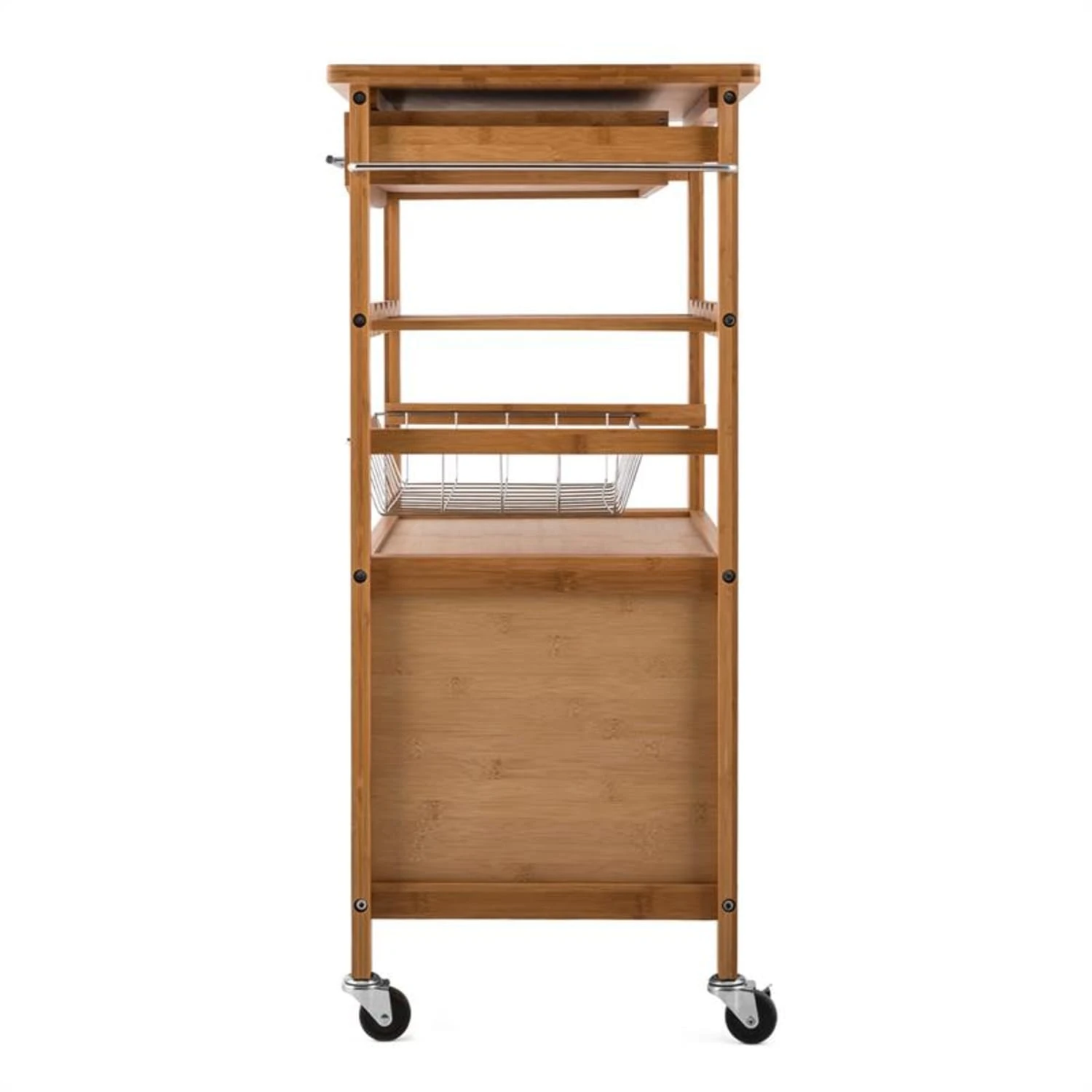 Louisiana Servierwagen Küchenwagen 5 Etagen Holz Handtuchhalter Mobil 6 Louisiana Servierwagen Küchenwagen 5 Etagen Holz Handtuchhalter Mobil – Bild 6