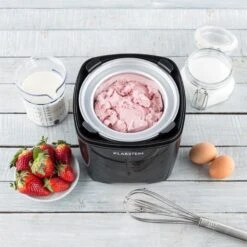 Creamberry Eiscremebereiter Flaschenkühler Frozen Yogurt Maschine 1,5l -Küchenbedarf Geschäft 10028924 yy 0005 ambient Klarstein Creamberry Eisbereiter reedit