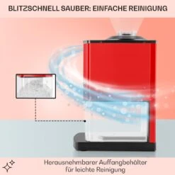 Icebreaker Ice Crusher 15kg/h 3,5 Liter Eisbehälter Edelstahl Rot -Küchenbedarf Geschäft 10028938 de 0005 usp
