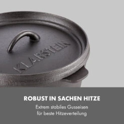 Hotrod 85 Dutch Oven BBQ-Topf 9 Qt / 8,5 Liter Gusseisen Schwarz -Küchenbedarf Geschäft 10029167 de 0004 logo