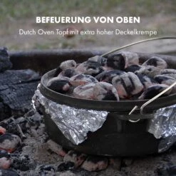 Hotrod 85 Dutch Oven BBQ-Topf 9 Qt / 8,5 Liter Gusseisen Schwarz -Küchenbedarf Geschäft 10029167 de 0005 logo