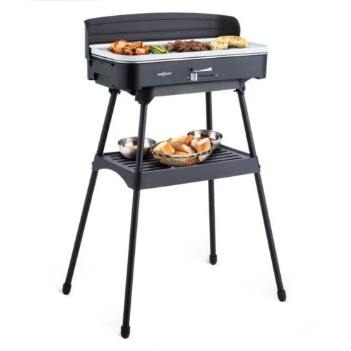Porterhouse Elektrogrill Tischgrill 2200 W Keramikbeschichtung -Küchenbedarf Geschäft 10030028 yy 0001 titel oneConcept Porterhouse Elektrogrill 2200W Keramik reedit