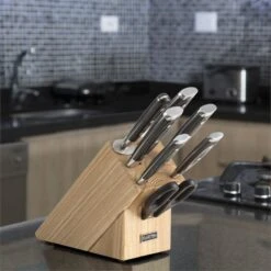 Katana 8 Messerset 8-teilig Schere Wetzstahl Messerblock -Küchenbedarf Geschäft 10030150 yy 0005 ambient Messerblock Set