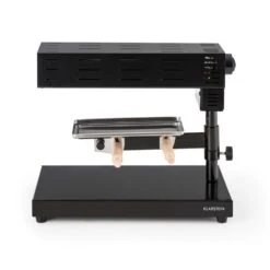 Appenzell 2G Traditioneller Raclette Grill 600 W Standgerät Schwarz -Küchenbedarf Geschäft 10030306 yy 0004 titel side Klarstein Appenzell 2G Raclette reedit