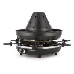 Taste Volcano Tartarengrill Raclettegrill 1500 W 6 Personen Schwarz -Küchenbedarf Geschäft 10030307 yy 0007 front Klarstein Tataren Grill Raclette Grill