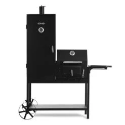 Fleischbrocken Holzkohlegrill Smoker Räucherofen BBQ-Grill Schwarz 10 Fleischbrocken Holzkohlegrill Smoker Räucherofen BBQ-Grill Schwarz -Küchenbedarf Geschäft 10030554 yy 0004 detail Professional charcoal grill and smoker