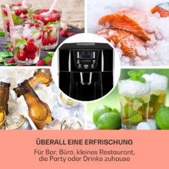 Ice Volcano 2G Eismaschine LED 12kg Je 24h 2l 6-12min Schwarz 11 Ice Volcano 2G Eismaschine LED 12kg Je 24h 2l 6-12min Schwarz -Küchenbedarf Geschäft 10030844 DE 0003 usp