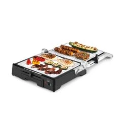 Burgermeister 3-in-1 Kontaktgrill Tischgrill Paninimaker 2000W -Küchenbedarf Geschäft 10031664 yy 0004 detail Klarstein Burgermeister 3in1 Kontaktgrill