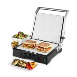 Burgermeister 3-in-1 Kontaktgrill Tischgrill Paninimaker 2000W -Küchenbedarf Geschäft 10031664 yy 0006 titel Klarstein Burgermeister 3in1 Kontaktgrill