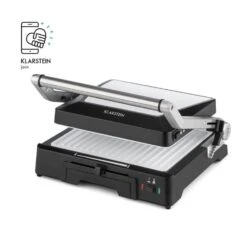 Burgermeister 3-in-1 Kontaktgrill Tischgrill Paninimaker 2000W -Küchenbedarf Geschäft 10031664 yy 0007 logo Klarstein Burgermeister 3in1 Kontaktgrill
