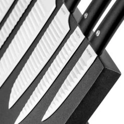 Kashira Messerset 7-tlg Magnetblock Antihaftversiegelung Edelstahl -Küchenbedarf Geschäft 10031845 yy 0004 logo