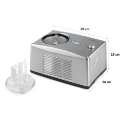 Yo & Yummy 2-in-1 Eiscremebereiter & Yoghurt Maker 150W 1,5l Edelstahl -Küchenbedarf Geschäft 10031849 yy 0006 logo Klarstein Yo Yummy 2in1 Eiscremebereiter