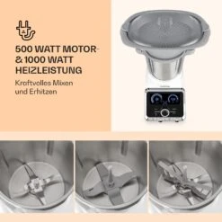 GrandPrix Küchenmaschine 500W / 1000W 2,5l Edelstahl-Rührschüssel -Küchenbedarf Geschäft 10032089 de 0003 logo