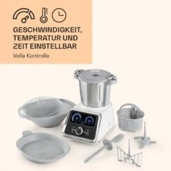 GrandPrix Küchenmaschine 500W / 1000W 2,5l Edelstahl-Rührschüssel -Küchenbedarf Geschäft 10032089 de 0006 logo