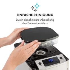 Aromatica X Kaffeemaschine Mahlwerk Glaskanne Aroma+ Edelstahl 14 Aromatica X Kaffeemaschine Mahlwerk Glaskanne Aroma+ Edelstahl -Küchenbedarf Geschäft 10032102 de 0005 logo