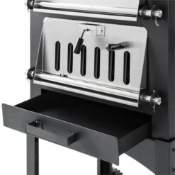 Pizzaiolo Perfetto Pizzaofen 30,5x30,5cm Echtstein 1,2mm Stahl Mobil -Küchenbedarf Geschäft 10032130 yy 0005 detail pizzaiolo perfet pizzaofen