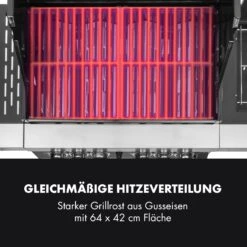 Tomahawk 4.2 SBG Gasgrill 6 Brenner 20,7 KW 64x42cm Grill Edelstahl -Küchenbedarf Geschäft 10032308 de 0007 logo