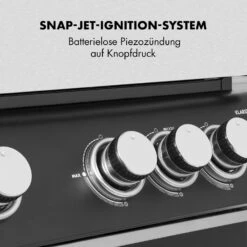 Highgrade 4 IB Gasgrill 6 Brenner 19,8 KW 71x46cm Grill Edelstahl -Küchenbedarf Geschäft 10032580 de 0004 logo