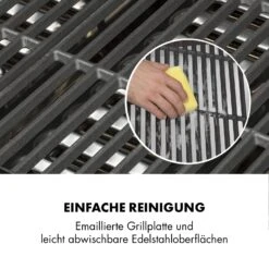 Highgrade 4 IB Gasgrill 6 Brenner 19,8 KW 71x46cm Grill Edelstahl -Küchenbedarf Geschäft 10032580 de 0010 logo