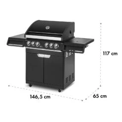 Highgrade 4 IB Gasgrill 6 Brenner 19,8 KW 71x46cm Grill Edelstahl -Küchenbedarf Geschäft 10032580 yy 0011 logo