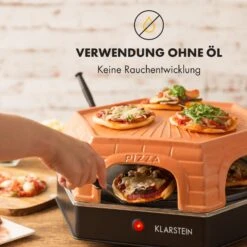 Capricciosa Pizzaofen 1500W Abdeckung Aus Terracotta Warmhaltefunktion -Küchenbedarf Geschäft 10032597 de 0004 logo