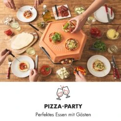 Capricciosa Pizzaofen 1500W Abdeckung Aus Terracotta Warmhaltefunktion -Küchenbedarf Geschäft 10032597 de 0005 logo