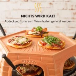 Capricciosa Pizzaofen 1500W Abdeckung Aus Terracotta Warmhaltefunktion -Küchenbedarf Geschäft 10032597 de 0006 logo