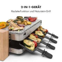 Prime-Rib Raclettegrill 8 Pers. 1500 W Natursteinplatte Edelstahl Holz -Küchenbedarf Geschäft 10032695 de 0004 logo