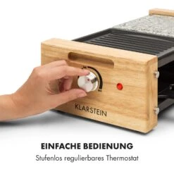 Chateaubriand Nuovo Raclette 1200W Aluminium / Stein 8 Personen Holz -Küchenbedarf Geschäft 10032729 de 0005 logo