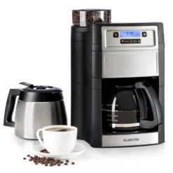 Aromatica II Duo Kaffeemaschine, Integriertes Mahlwerk, 1,25 L Silber