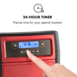 Aromatica II Duo Kaffeemaschine, Integriertes Mahlwerk, 1,25 L, Rot -Küchenbedarf Geschäft 10032866 yy 0005 logo Klarstein Aromatica II Duo Kaffeemaschine rot