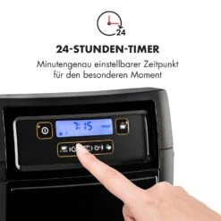 Aromatica II Set Kaffeemaschine, Mahlwerk, 1,25 L, Schwarz -Küchenbedarf Geschäft 10032874 de 0005 logo