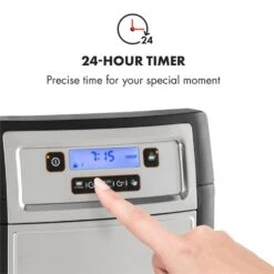 Aromatica II Thermo Kaffeemaschine, Mahlwerk, 1,25 L, Silber -Küchenbedarf Geschäft 10032875 yy 0005 logo Klarstein Aromatica II Thermo Kaffeemaschine silber