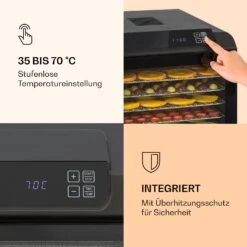 Arizona Jerky Dörrautomat 500W 35-70°C Digitales Touch-Display -Küchenbedarf Geschäft 10033020 de 0004 logo