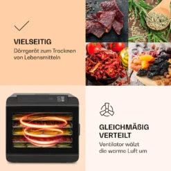 Arizona Jerky Dörrautomat 500W 35-70°C Digitales Touch-Display -Küchenbedarf Geschäft 10033020 de 0005 logo