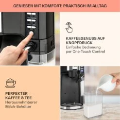 Baristomat 2-in-1-Heißgetränkeautomat Kaffee Tee Milchschaum -Küchenbedarf Geschäft 10033138 de 0003 usp
